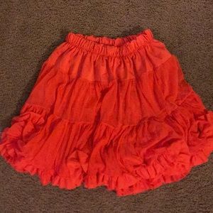American Apparel Orange Petticoat One Size